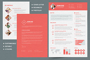 Diamond Resume/CV | 3 Piece Resume, a Resume Template by Pixel Strawberry (Thumbnail 3 of 4)