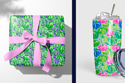 Seamless Preppy Pumpkin Patterns, a Pattern Graphic by The Preppy Artist (Thumbnail 6 of 6)