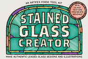 Stained Glass Creator - Procreate, a Brush Add-On by The Artifex Forge (Thumbnail 1 of 13)