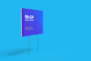 Corrugated Yard Sign Mockup, an Advertising Mockup by IFBdesign (Thumbnail 10 of 11)
