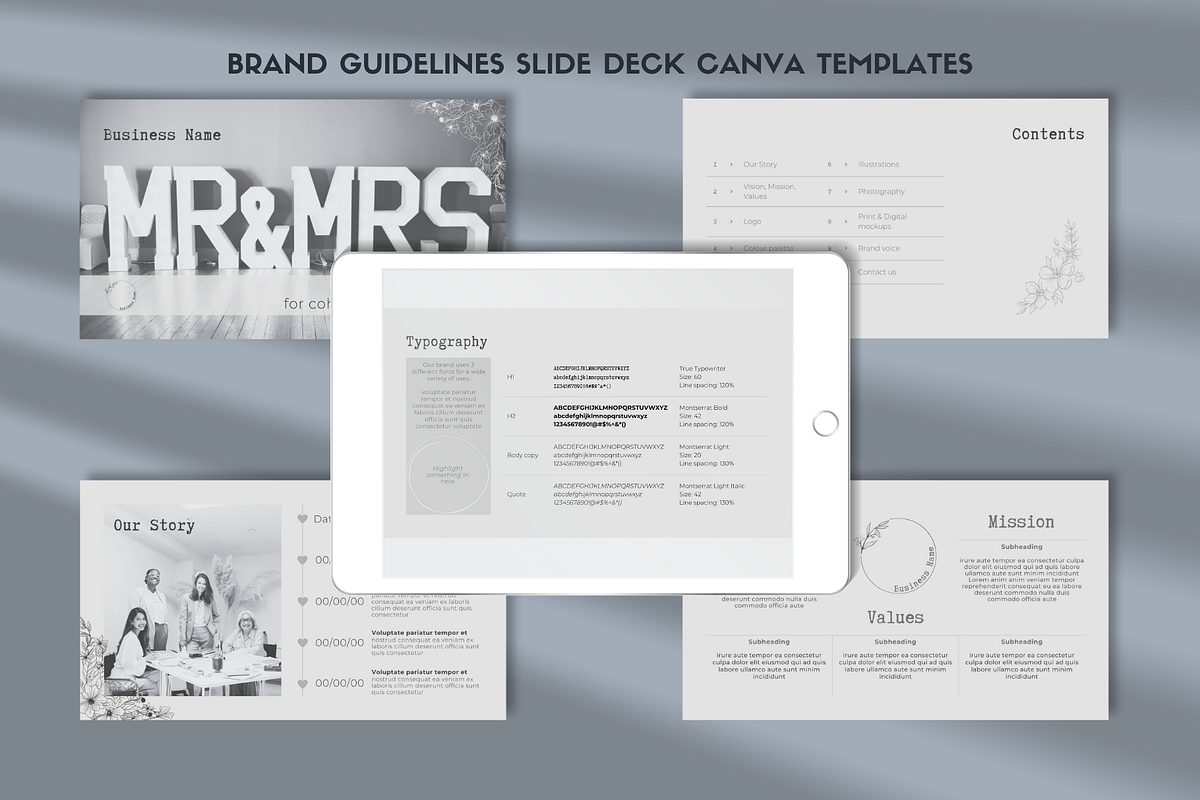 Brand Slide Deck Canva | Platinum, a Presentation Template by Monarch 21 Design (Photo 1 of 6)