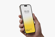 Smartphone in Hand Mockup Bundle, an Android Mockup by graphypix (Thumbnail 12 of 14)