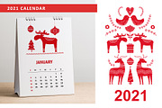 Scandinavian Christmas Collection, a Seasonal Illustration by Alisovna (Thumbnail 5 of 7)