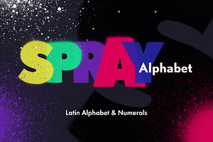 Spray Art Painter's Alphabet