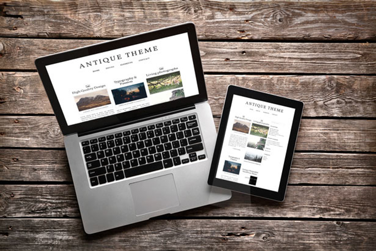 Antique: Responsive & Elegant Theme, a WordPress Template by Living Pixels (Photo 4 of 5)