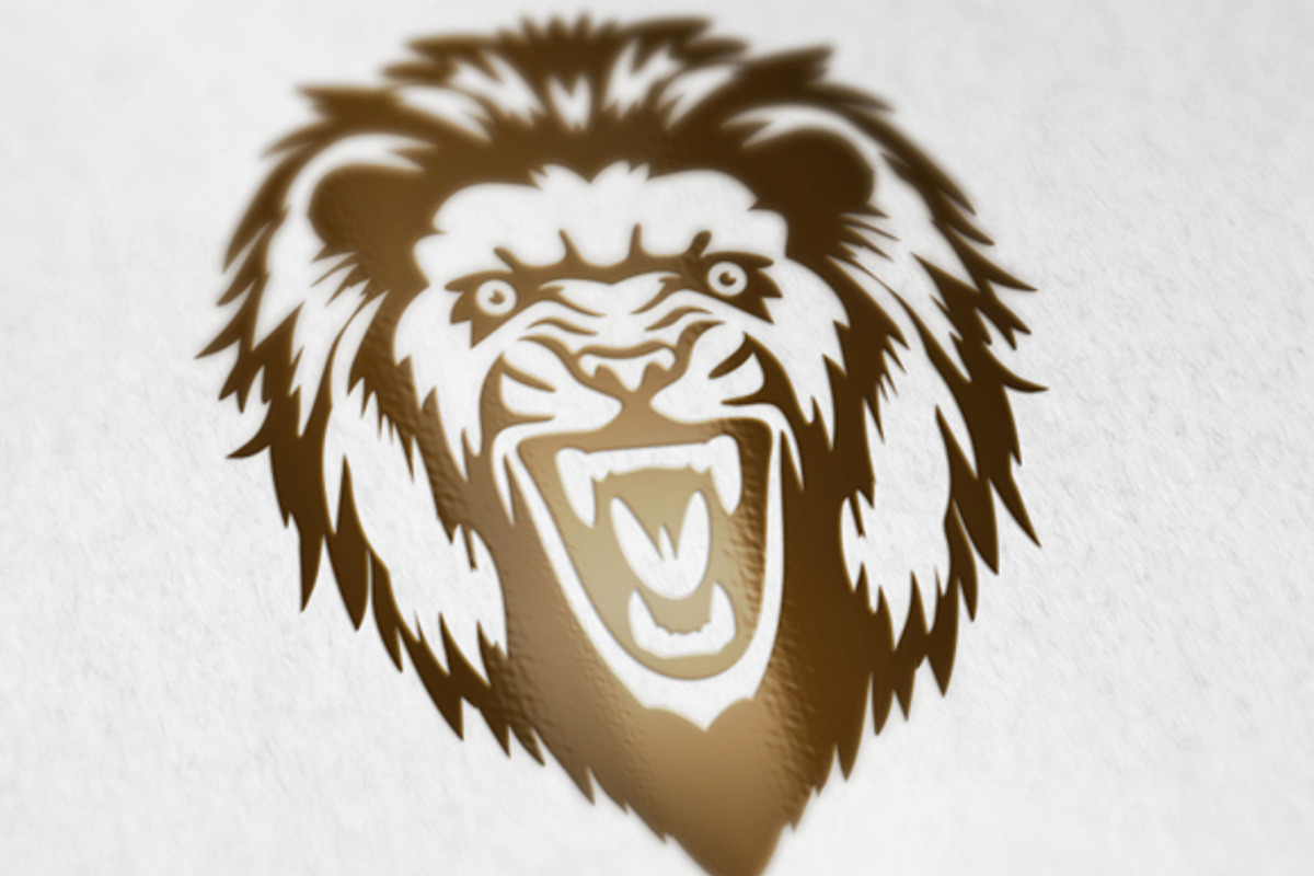 Lion head, an Animal Illustration by Mongkees (Photo 2 of 2)