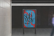 Subway Advertising Billboard Mockup, an Advertising Mockup by skybluecreative (Thumbnail 1 of 3)