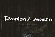Damien Lawson, a Handwritten Font by HaKi Studio (Thumbnail 1 of 5)