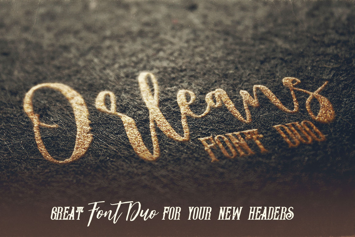 Orleans Script Font Duo preview 4