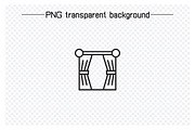 Furniture and home appliance icons, an Outline Icon by Designfour (Thumbnail 4 of 7)