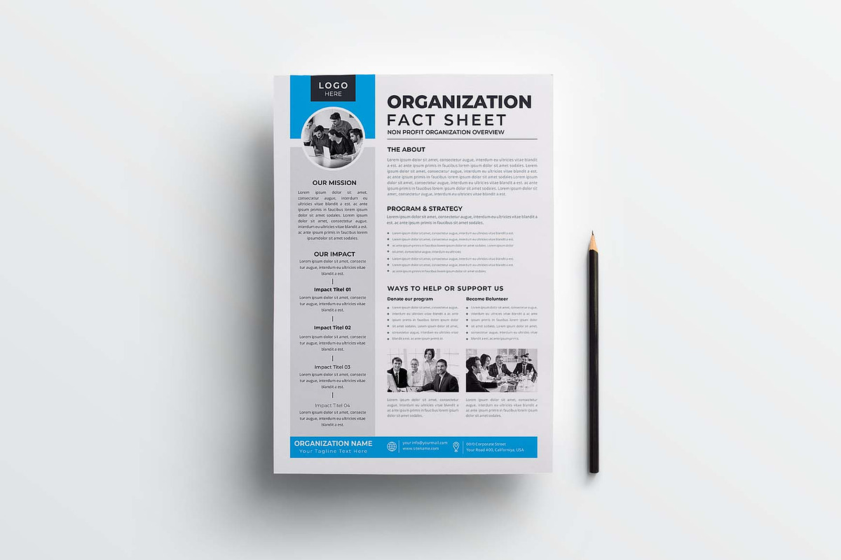 Nonprofit Organization | Bundle, a Flyer Template by obayes (Photo 3 of 15)
