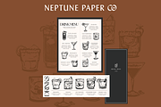 Hand Drawn Cocktails, a Decorative Illustration by Neptune Paper Co. (Thumbnail 2 of 2)