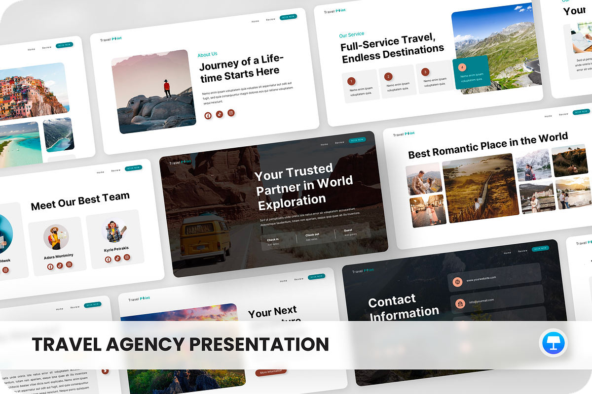 Travel Point - Travel Agency Keynote, a Presentation Template by SquidPixey (Photo 1 of 6)