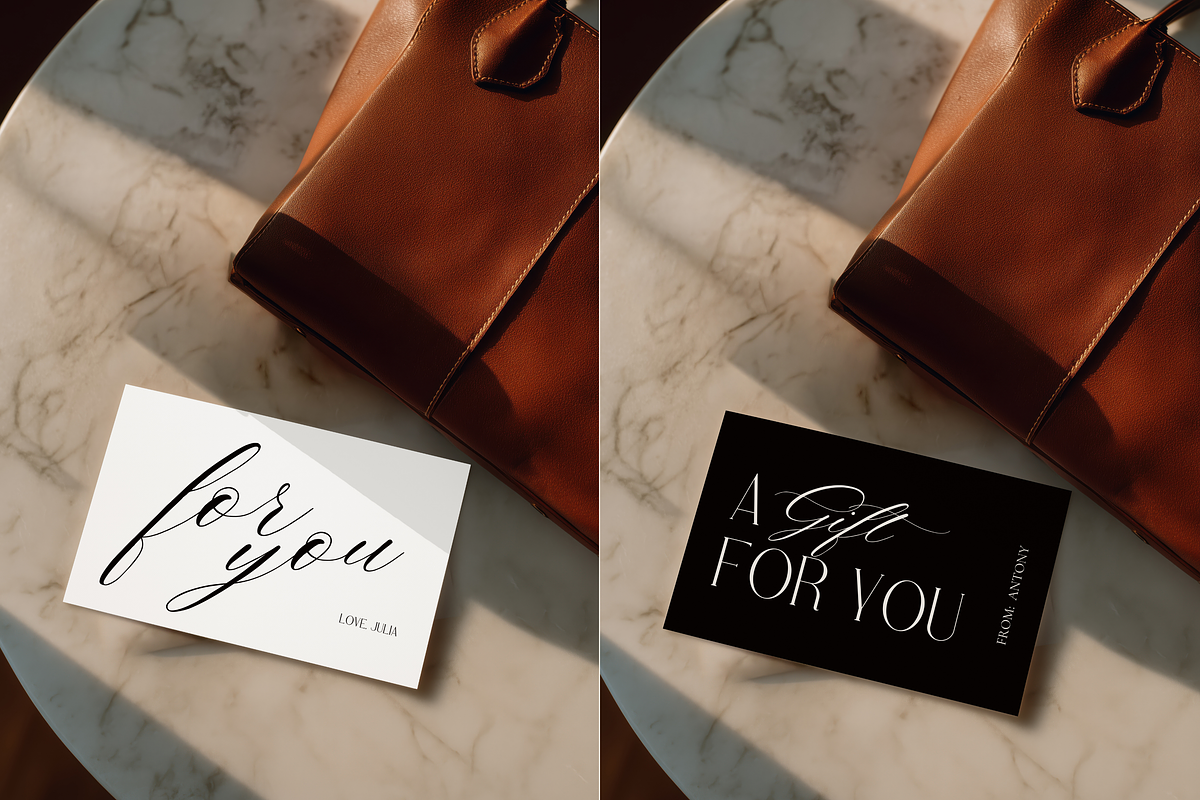 Modern 4x6 Horizontal Card Mockup, a Product Mockup by Serenefeeling (Photo 2 of 6)