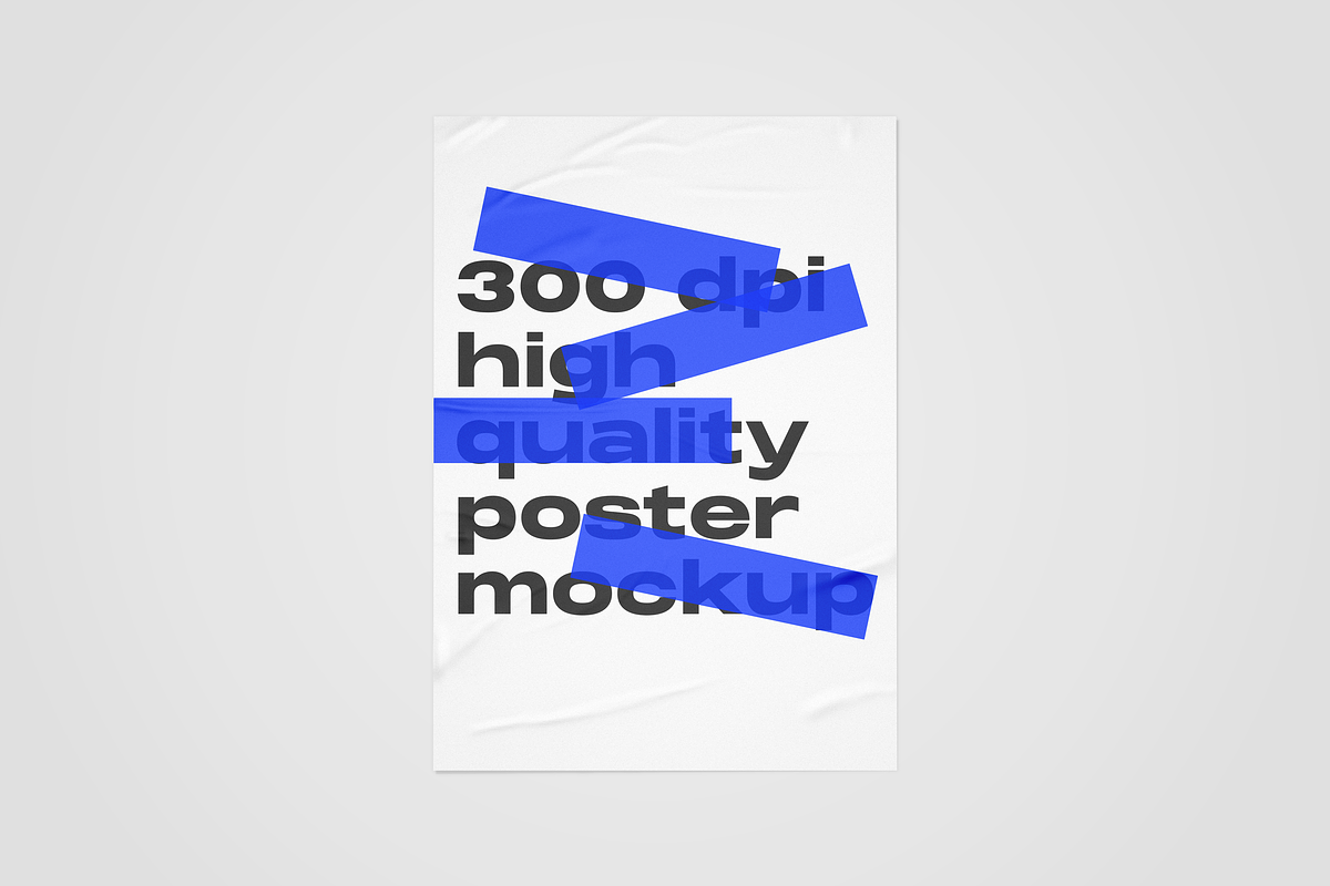 Glued Poster Mockup, a Mockup by Mockupdaddy (Photo 9 of 21)