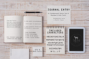 Journal Entry Handwritten Print Font, a Sans Serif Font by Lone Star I&D (Thumbnail 2 of 4)