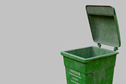 Green Parisian trash bin, an Object 3D Model by happy brush (Thumbnail 7 of 9)