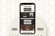 Canva Link in Bio Template, a Landing Page Template by Branding Babe Co. (Thumbnail 1 of 5)