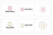 300 Geometric Premade Logo Bundle, a Branding & Logo Template by XpertgraphicD (Thumbnail 43 of 63)