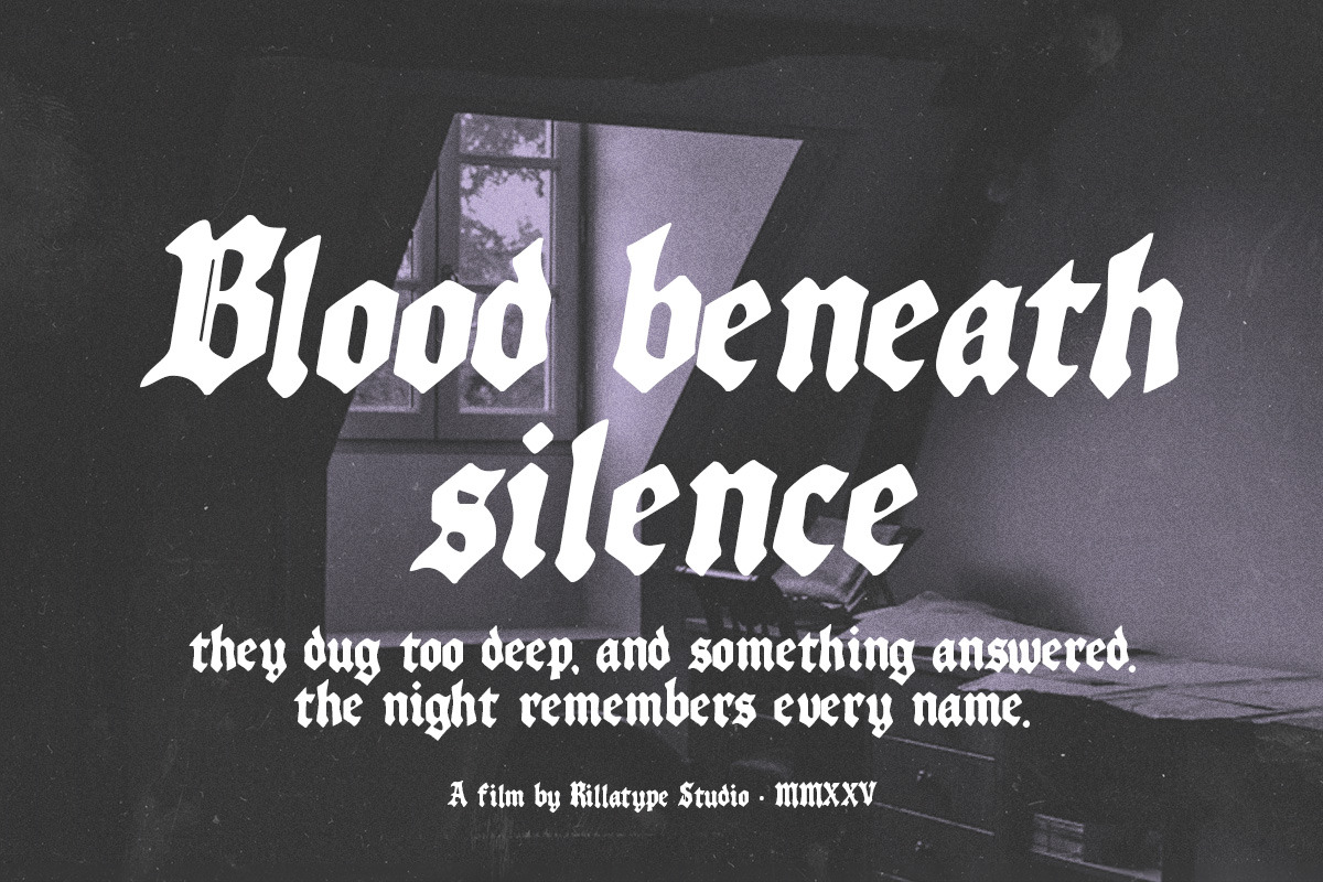 Nocturne Black — Gothic Horror Font, a Blackletter Font by Rillatype (Photo 6 of 9)