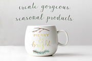 Winter Holiday Art (50% OFF), a Seasonal Illustration by Kellie Jayne Studio (Thumbnail 4 of 8)