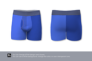 Men's Boxer Briefs Mockup, a Bottom Mockup by Irena Matiash shop (Thumbnail 2 of 4)