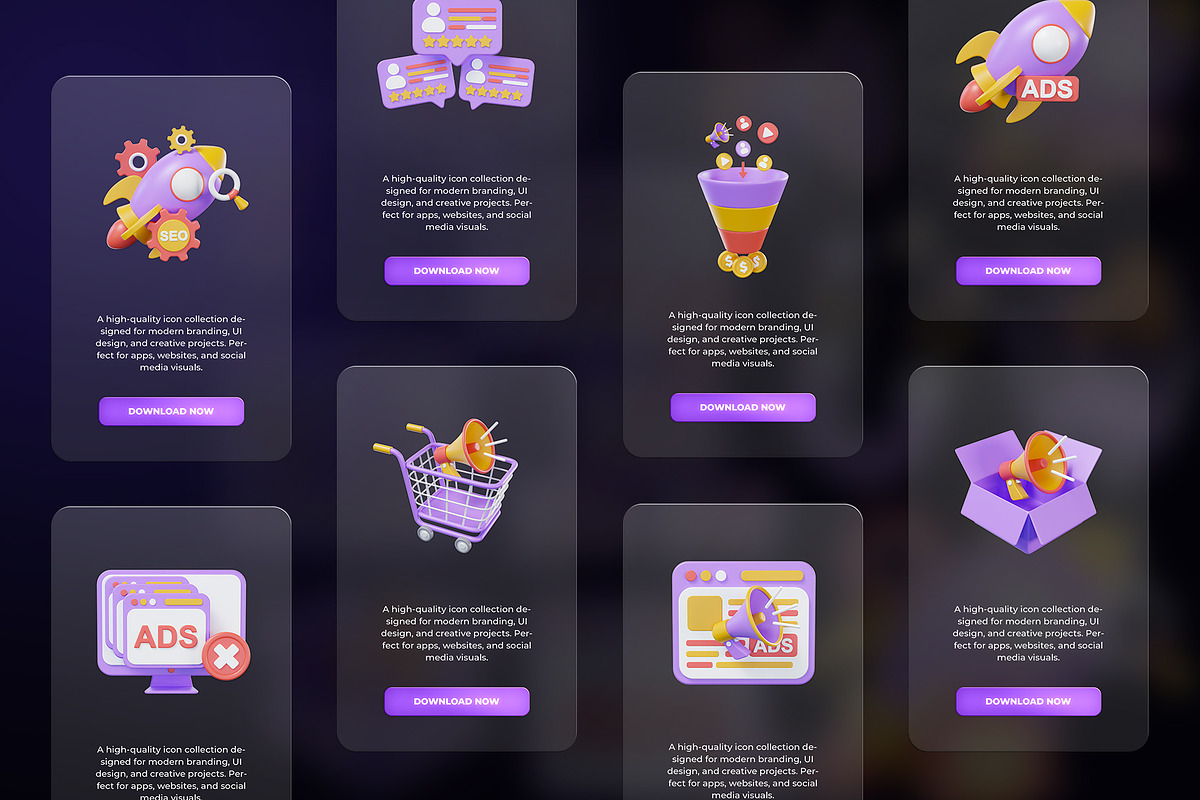 Digital Marketing 3D Icon Pack, an Object Graphic by Artnivora.Std (Photo 4 of 4)