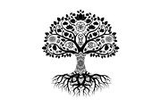 Decorative Tree of Life Vector Set, an Illustration by Creativeshirt (Thumbnail 9 of 13)