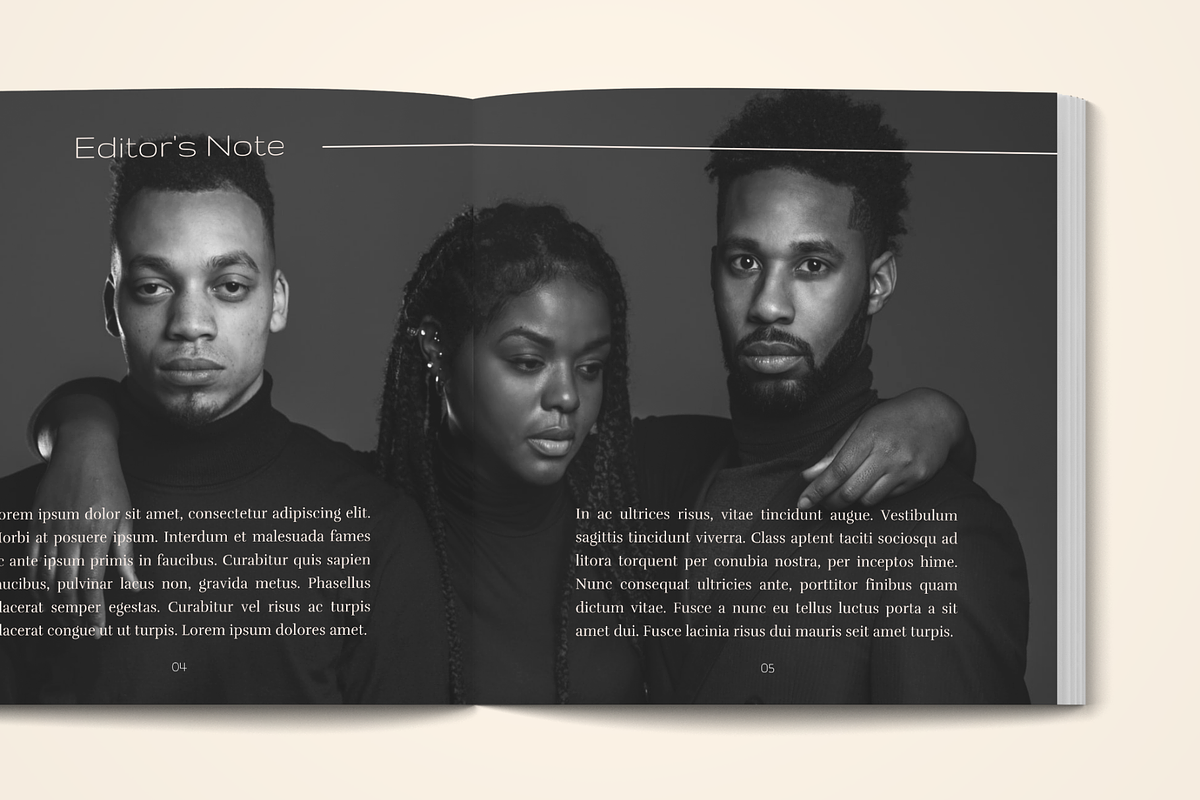 Square Minimalist Lookbook Magazine, a Magazine Template by Creatif Foundry (Photo 3 of 8)