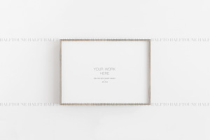 Customizable Wooden Frame Mockup