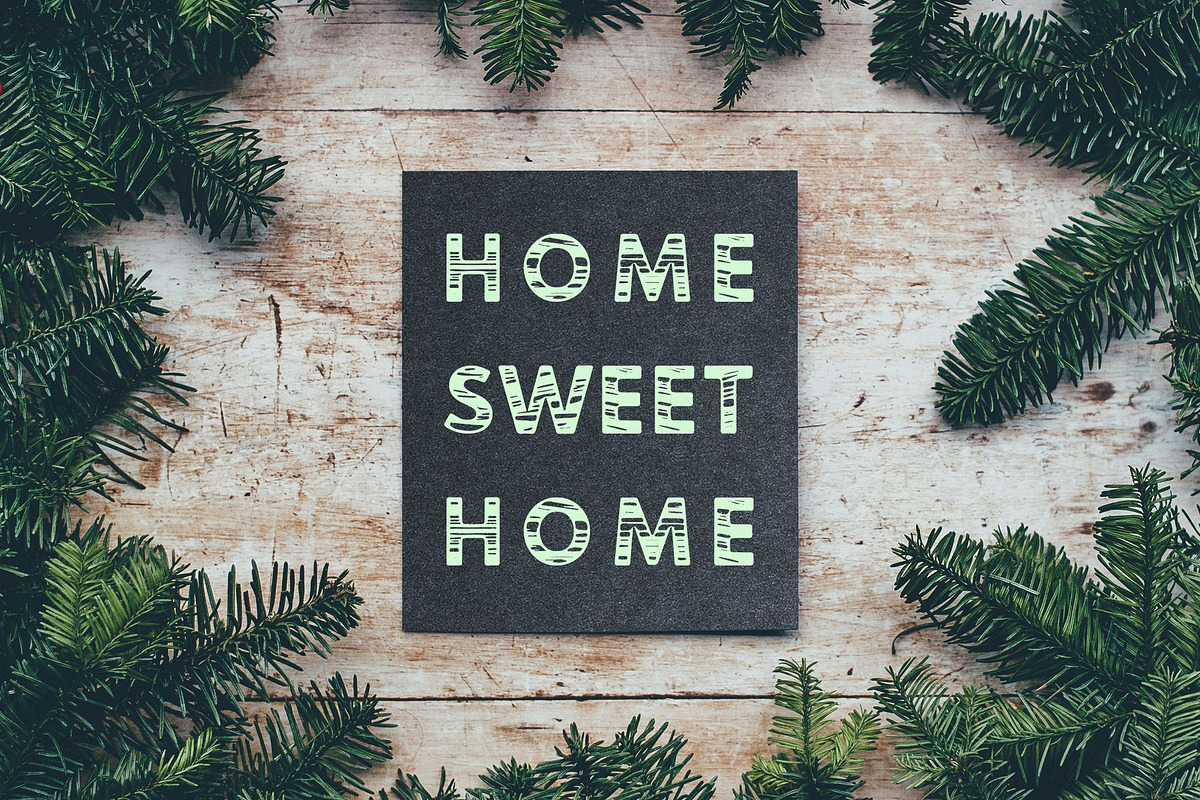 Timber Hitch Font + Nature Designs preview 7
