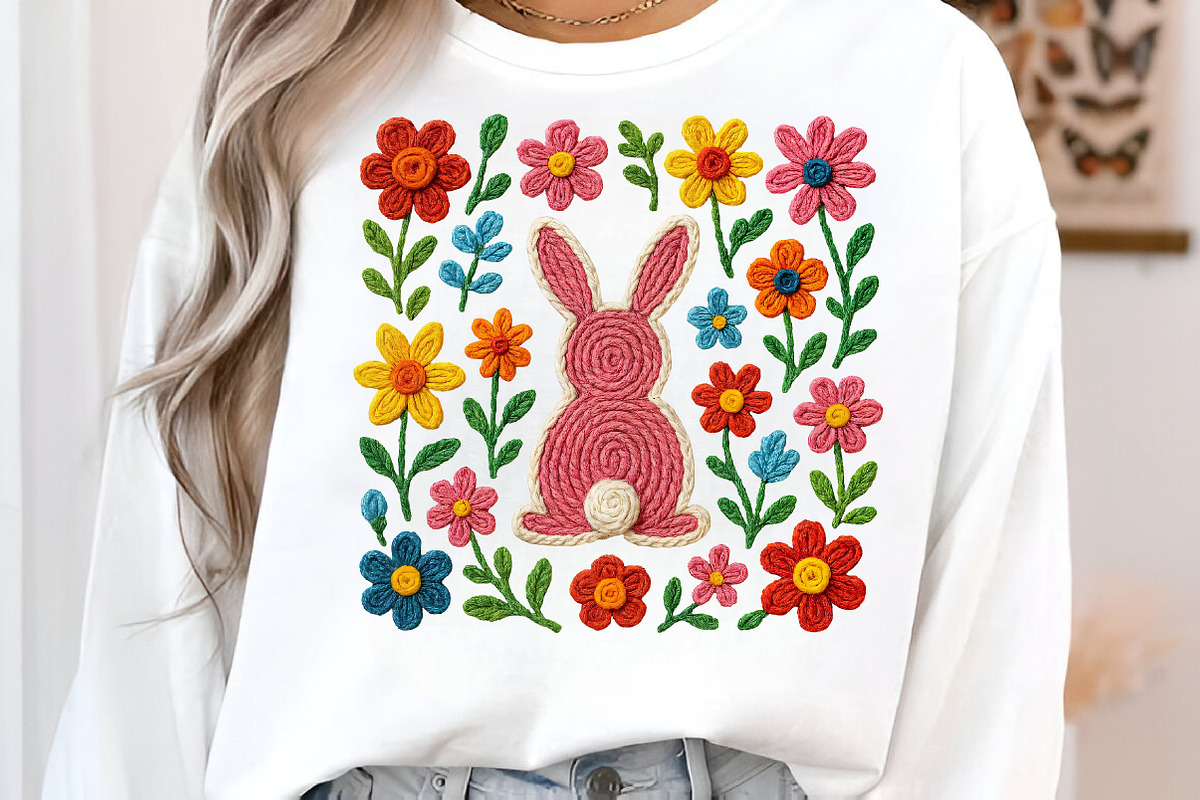 Faux Yarn Boho Easter Design, an Illustration by Libby Wishes (Photo 2 of 6)