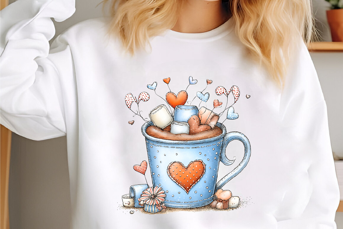 Watercolor Valentines Day Clipart, an Illustration by designcity5 (Photo 3 of 5)