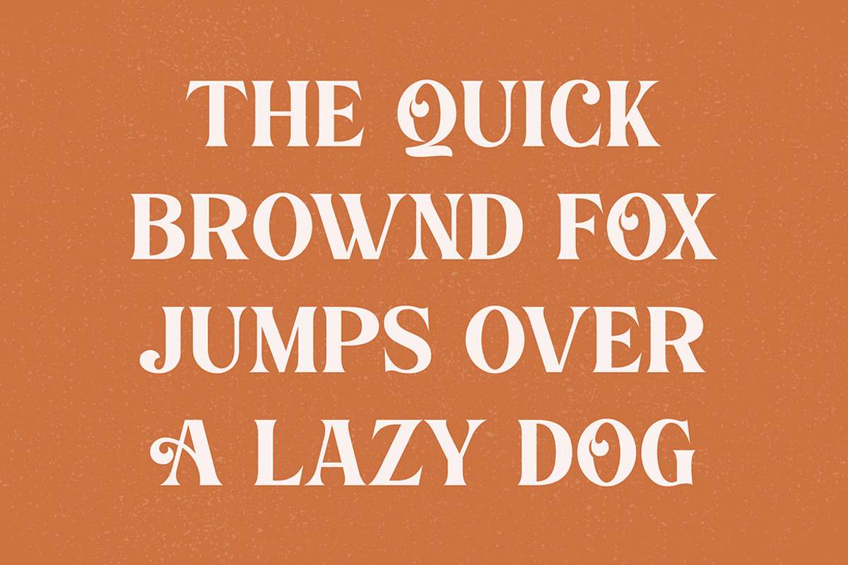 Bogimber - Retro Display Serif, a Serif Font by Cruzine (Photo 8 of 10)
