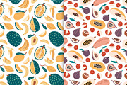 TROPICAL PARADISE patterns and friut, a Pattern Graphic by Lena Nikolaeva (Thumbnail 9 of 16)
