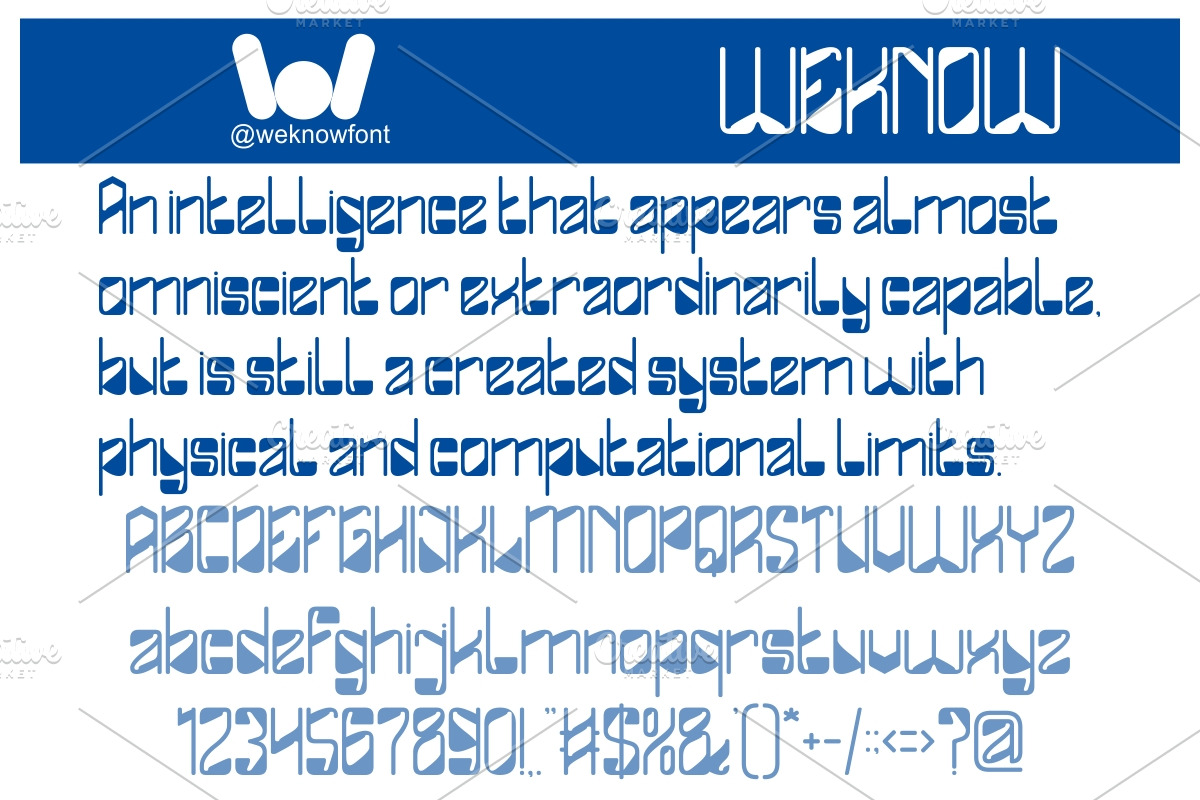 Future Frequency font, a Sans Serif Font by weknow (Photo 2 of 8)