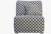 Chair-bed with pillows 3d model, a Furniture 3D Model by 3dmitruk (Thumbnail 9 of 11)