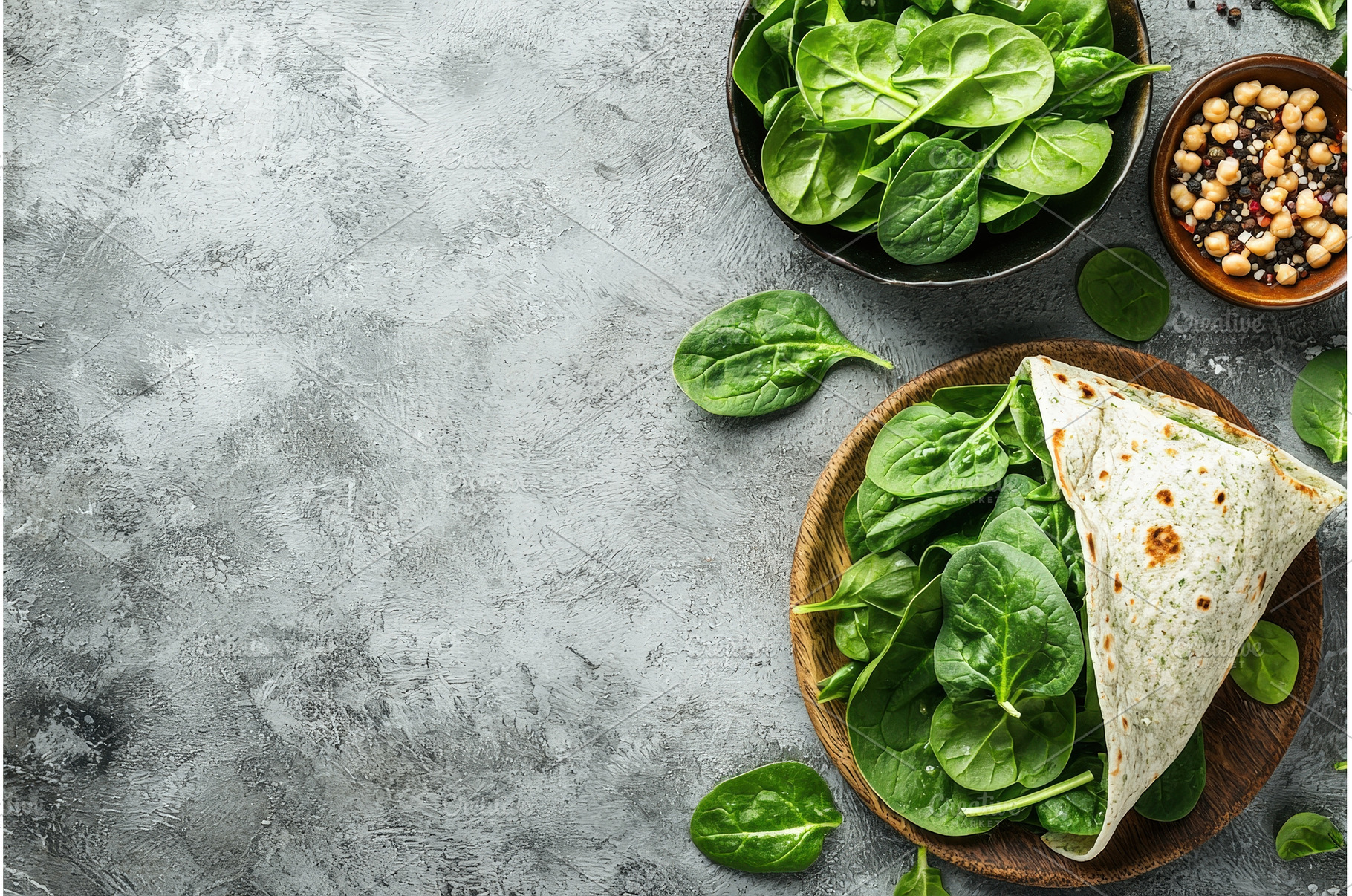 Healthy Plant-Based Wrap with, a Food & Drink Photo by Rodica Ciorba