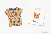 Dogs Seamless Pattern Collection., a Pattern Graphic by DearLetters (Thumbnail 5 of 5)
