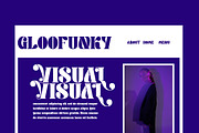 Gloofunky - Elegant Display Font, a Serif Font by Qweera Studio (Thumbnail 2 of 10)