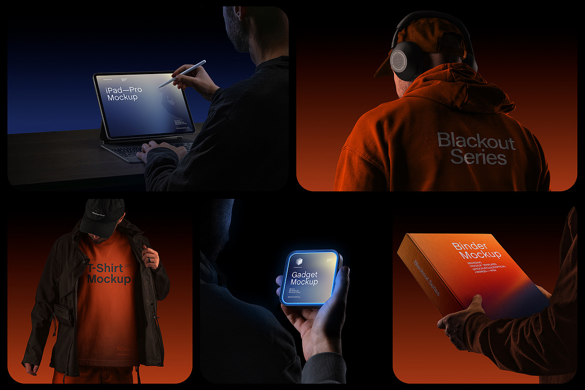 Branding Mockups / Blackout Series, a Mockup by Mockup Cloud (Photo 16 of 16)