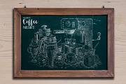Watercolor Coffee Black Parleante, a Food Illustration by Graphobia (Thumbnail 6 of 8)