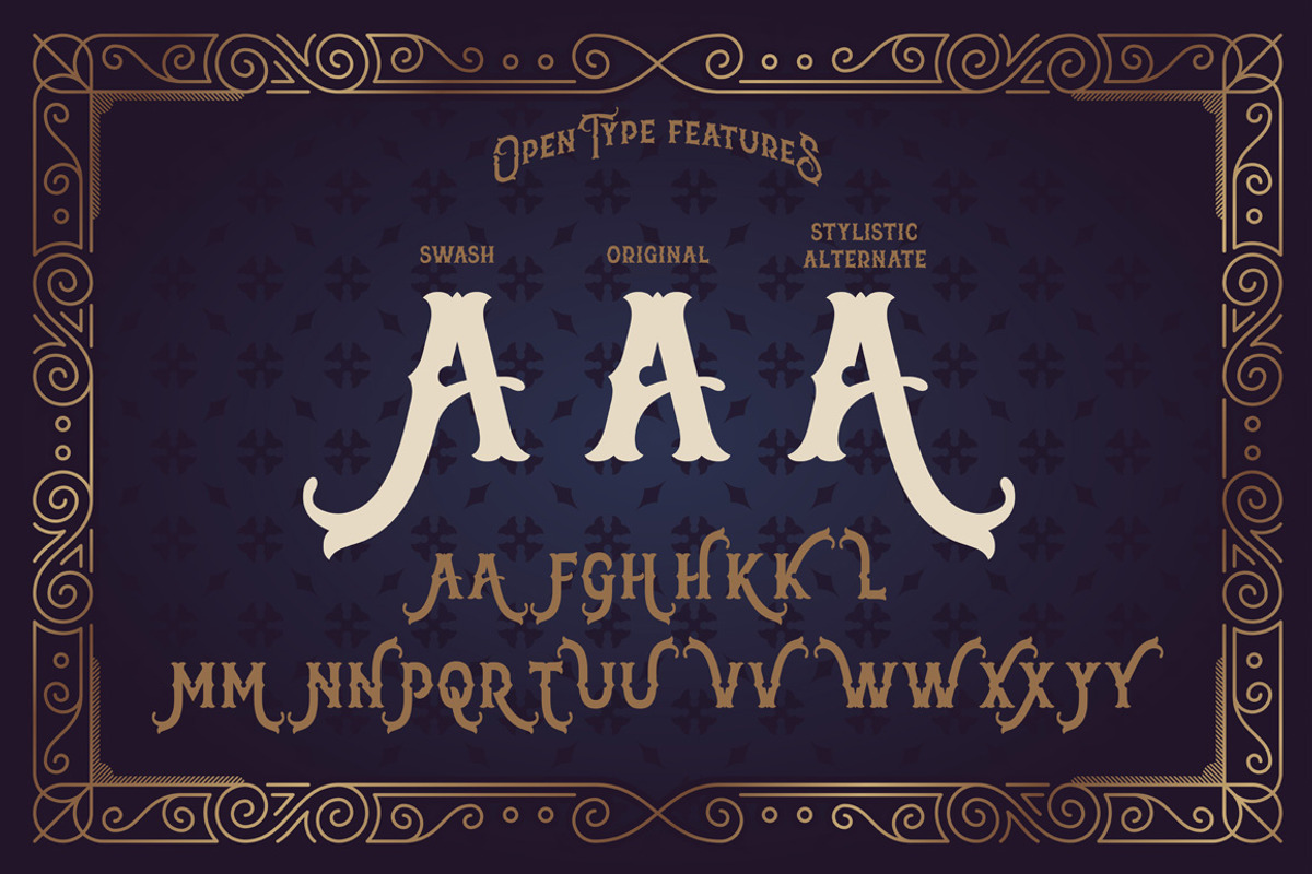 The Far Kingdoms font preview 5