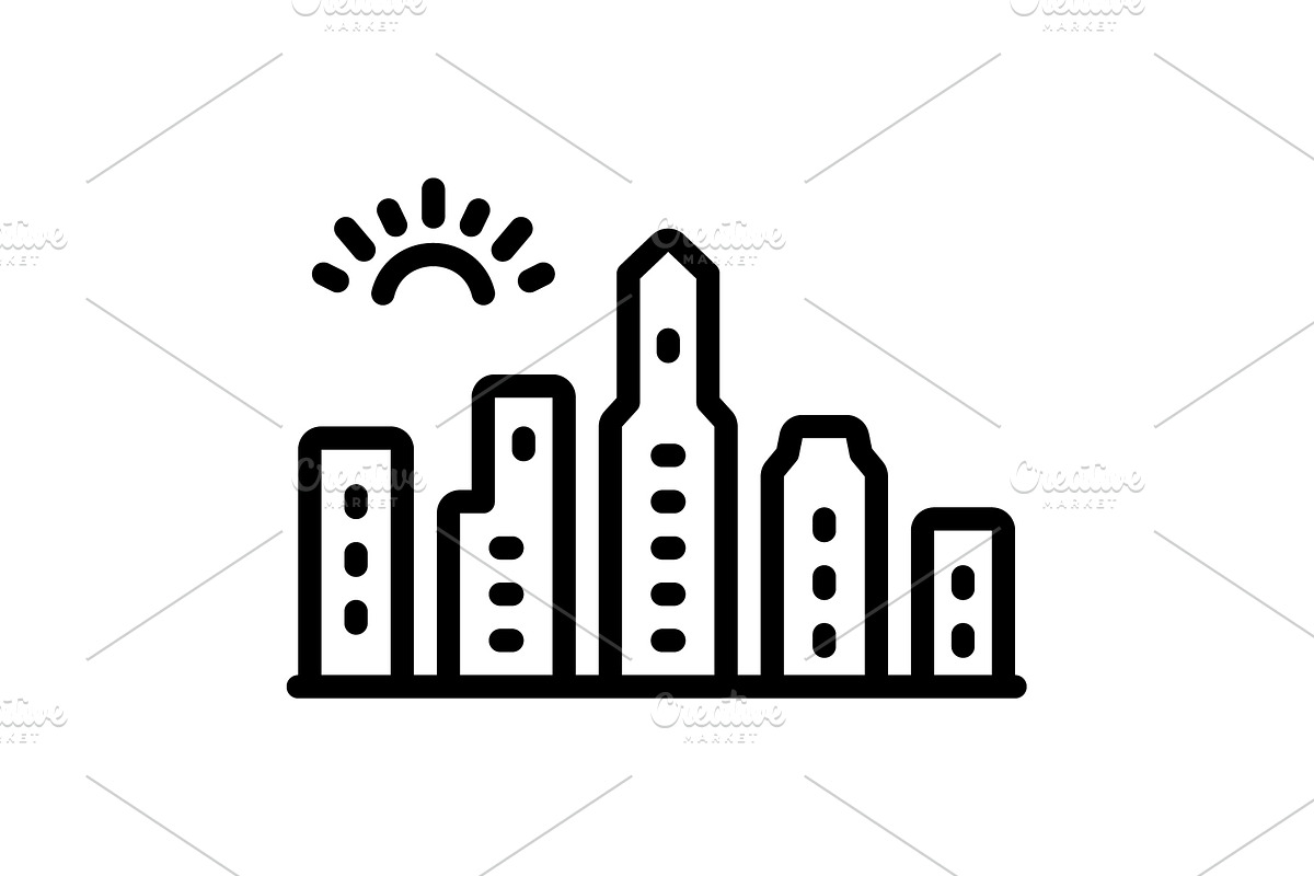 Portland usa black icon, an Outline Icon by Creative priyanka