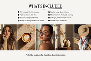 Neutral Aesthetic Stock Photo Bundle, a Beauty & Fashion Photo by DigiPax (Thumbnail 2 of 10)