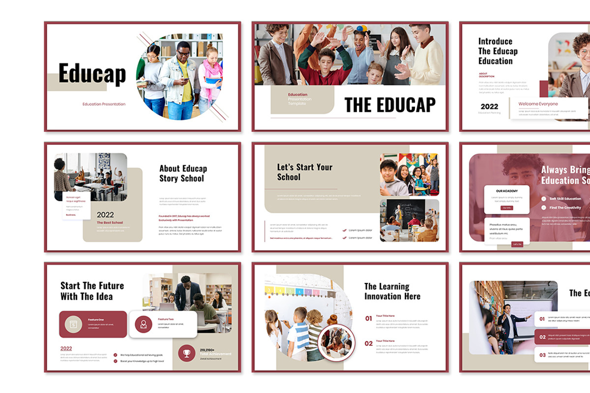 Educaption Presentation Template, a Presentation Template by Analogous Temp (Photo 2 of 5)