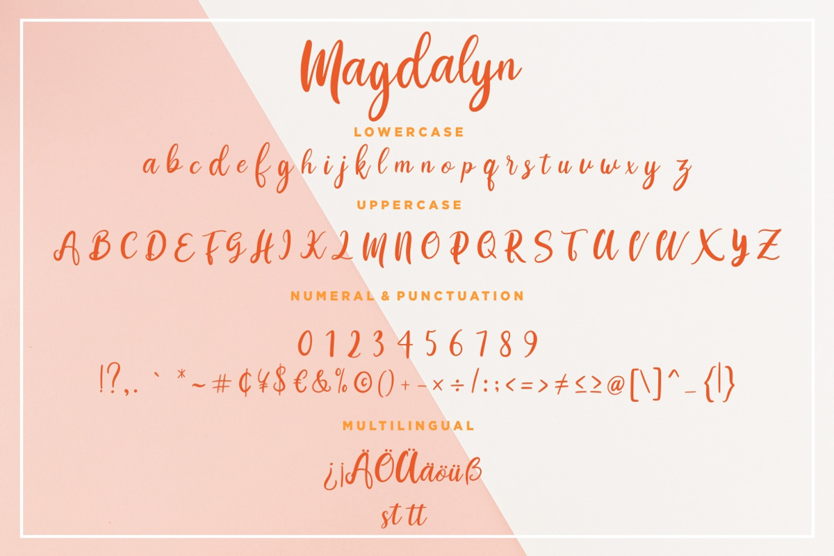 Magdalyn Modern Wedding Font preview 7
