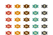 150 Vintage Social Media Icons, an Icon by MusiqueDesigns (Thumbnail 2 of 4)