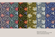 William Morris Style Pattern&Element, a Pattern Graphic by Varvara Gorbash (Thumbnail 5 of 10)