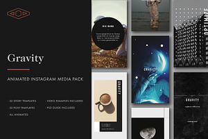 Gravity Animated Instagram Media Kit